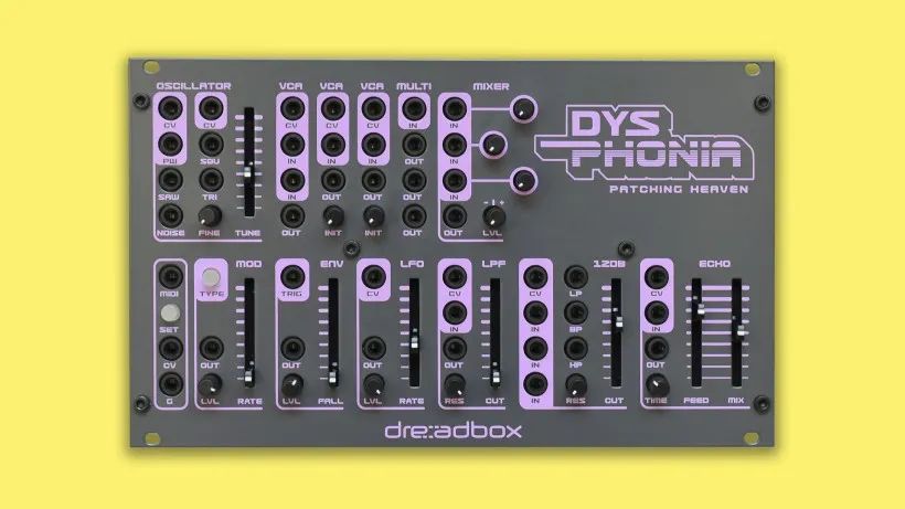 dreadbox 发布小白也能玩的 diy 合成器套件 dysphonia