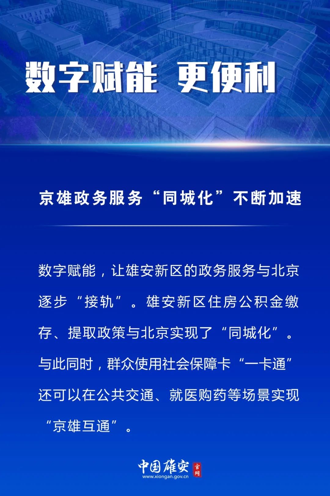 免申即享,京雄互通…雄安政务服务水平不断提升