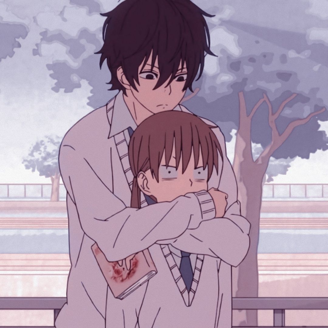 《邻座的怪同学》水谷雫和吉田春动漫情头分享,高甜的恋爱