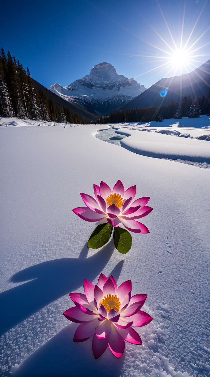 那天山上的雪莲花
