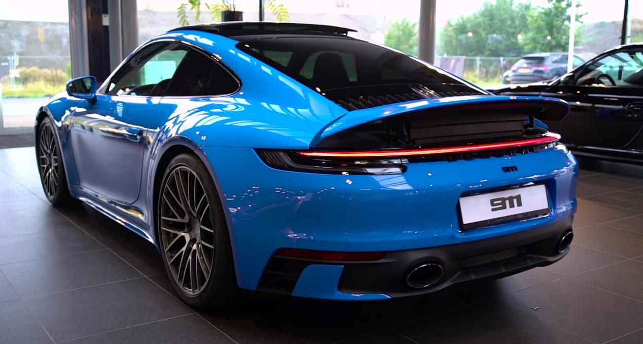 全新保时捷992 carrera s——天蓝超跑