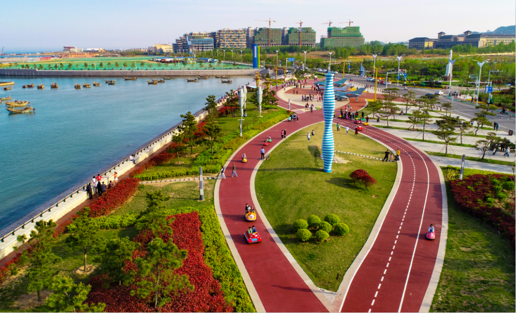 半岛观察|青岛灵山湾:最美海湾承托最美城市底色