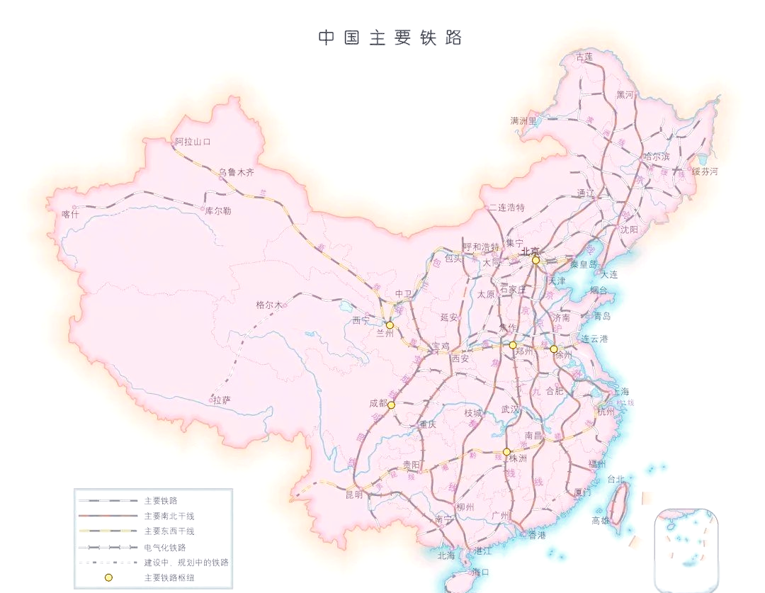 探讨中国铁路干线的重要性和多样性