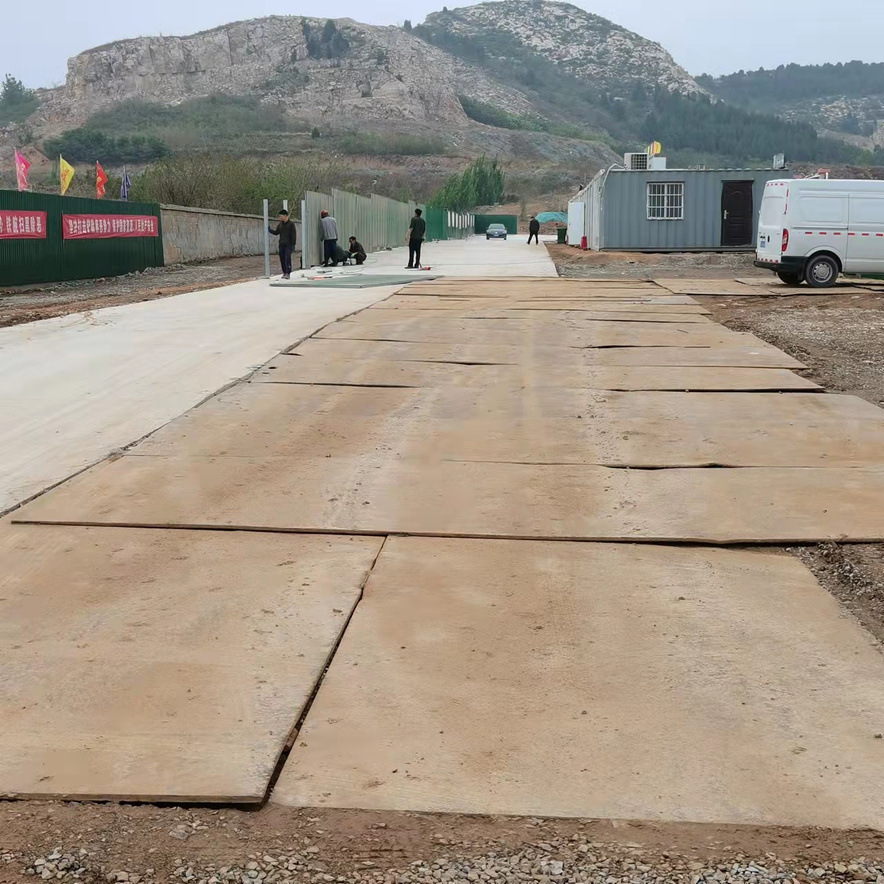 济南铺路钢板垫路铁板租赁 济南钢板出租哪家好