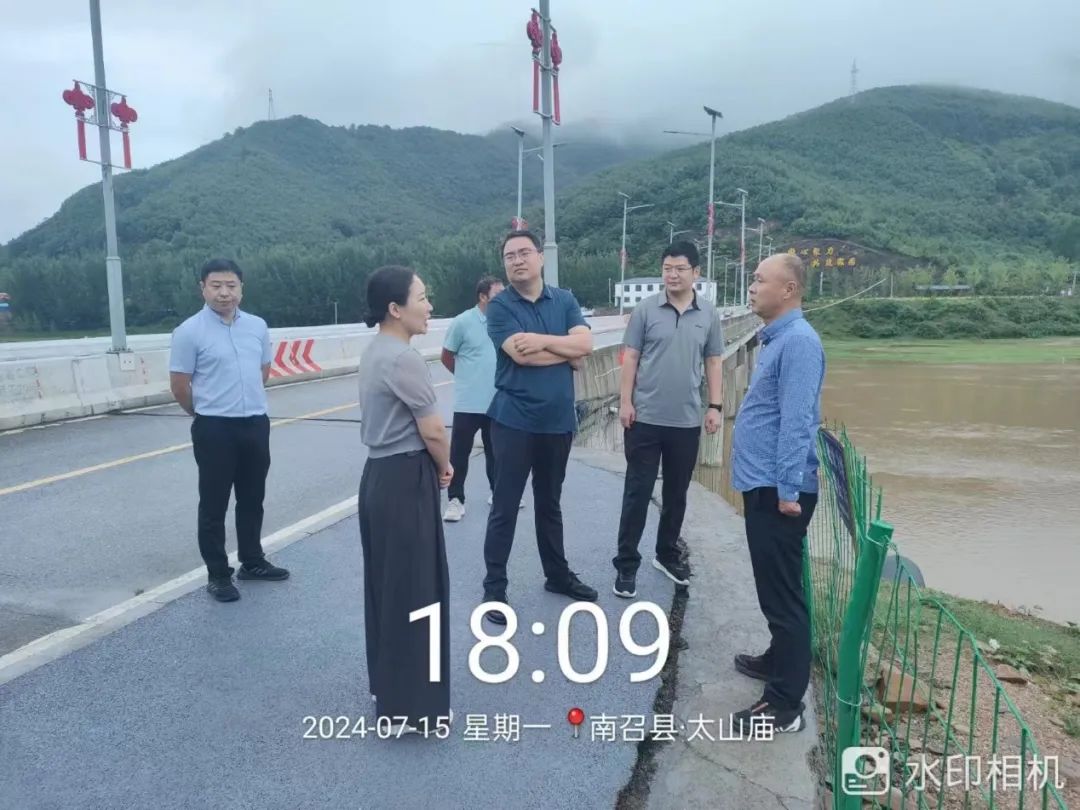【县区动态】南召县县长宋兴哲调研断面汛情和水质状况