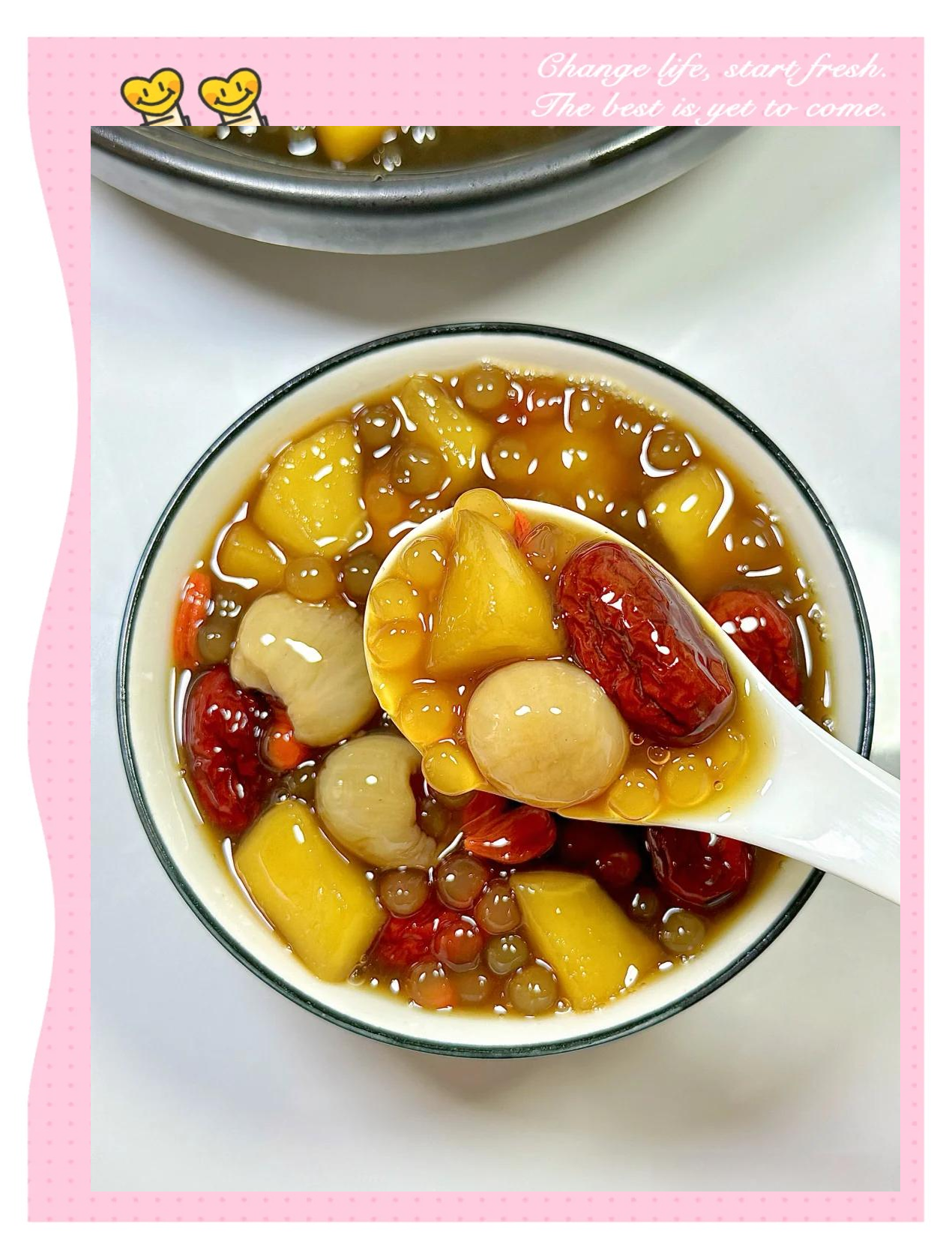 寒日暖胃佳品苹果红糖桂圆羹的秘密做法