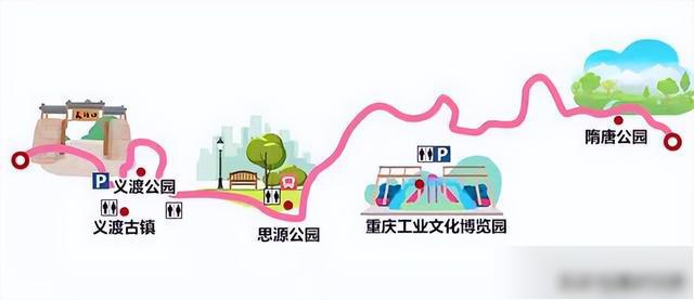 重钢崖线山城步道地图图片