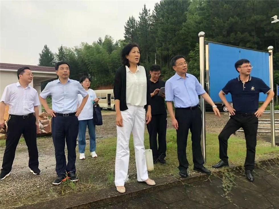 省第三生态环境保护督察组组长徐恒秋现场督察自然保护地保护工作