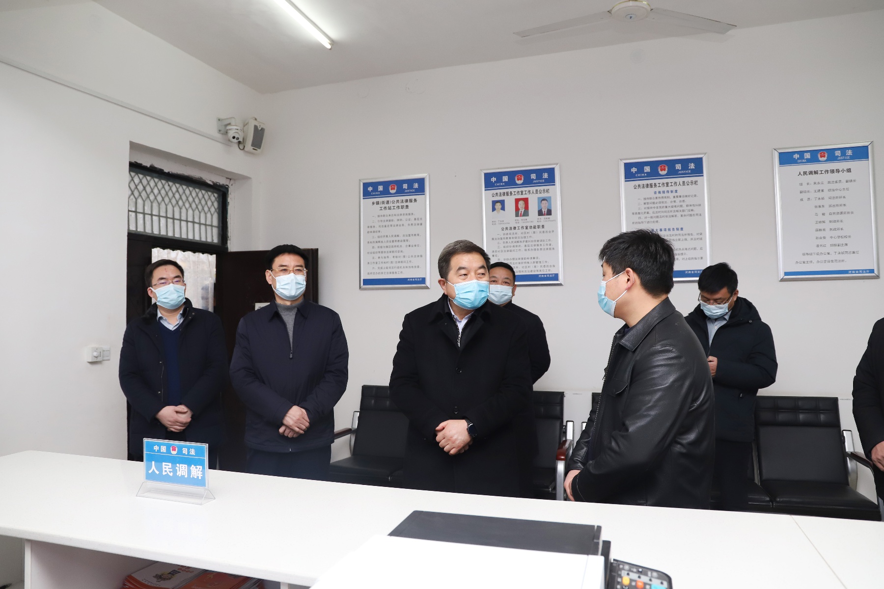 河南省委政法委副书记谢海洋到西华县调研