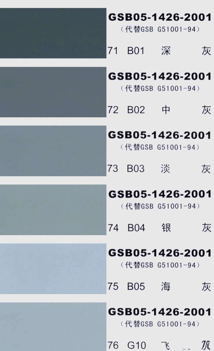 国标色卡:涂料颜色选择指南