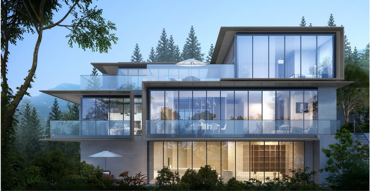 绿城·青竹园上新,现代山地别墅"未来山"首入长沙