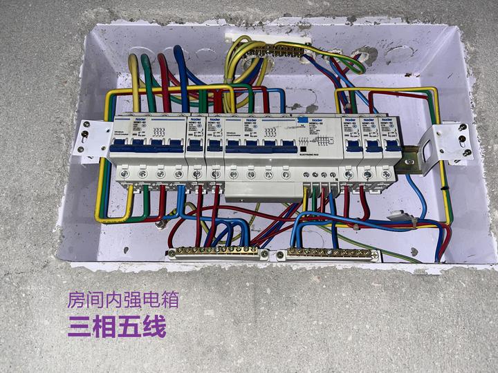 入户电箱接线图图片