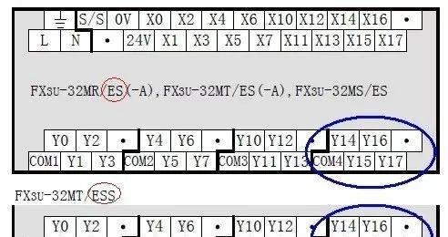 三菱fx3u通讯口接线图图片