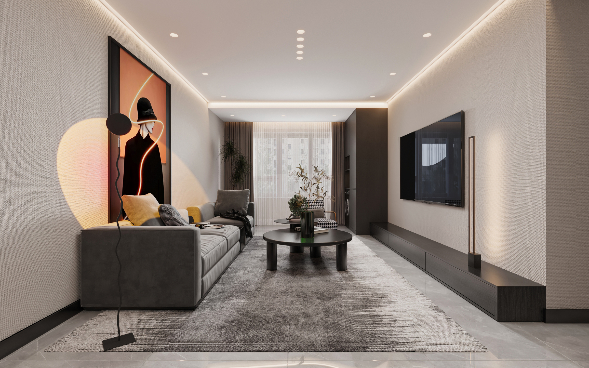 110㎡现代风格,品质家居生活新演绎