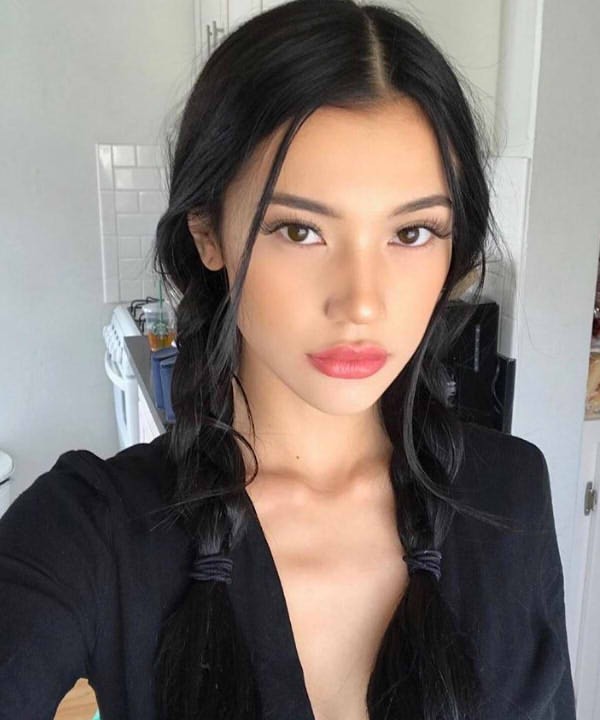 美国亚裔美女camila killa,欧亚风格的美,看第一眼就喜欢上她了