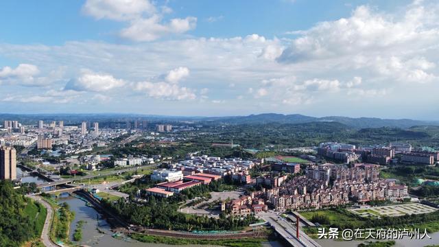 四川德阳市的小县城风景