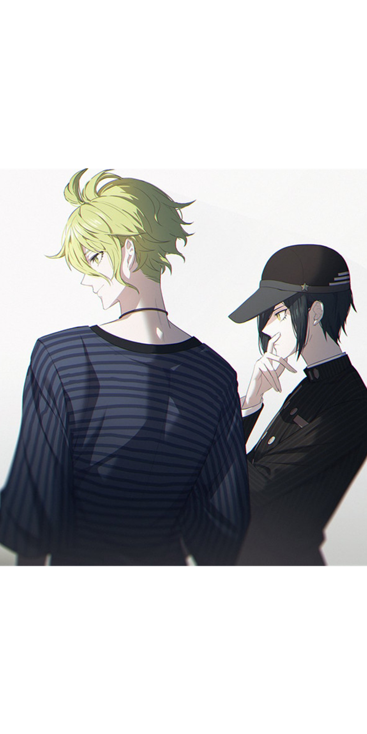 《弹丸论破》最原终一x天海兰太郎,动漫全面屏壁纸