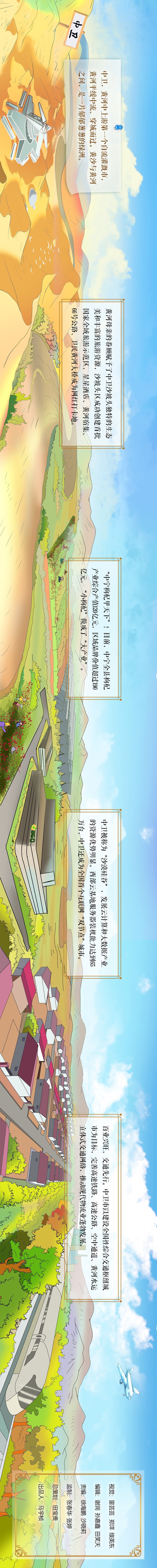 手绘长图画卷丨带你"云游"美丽新宁夏!