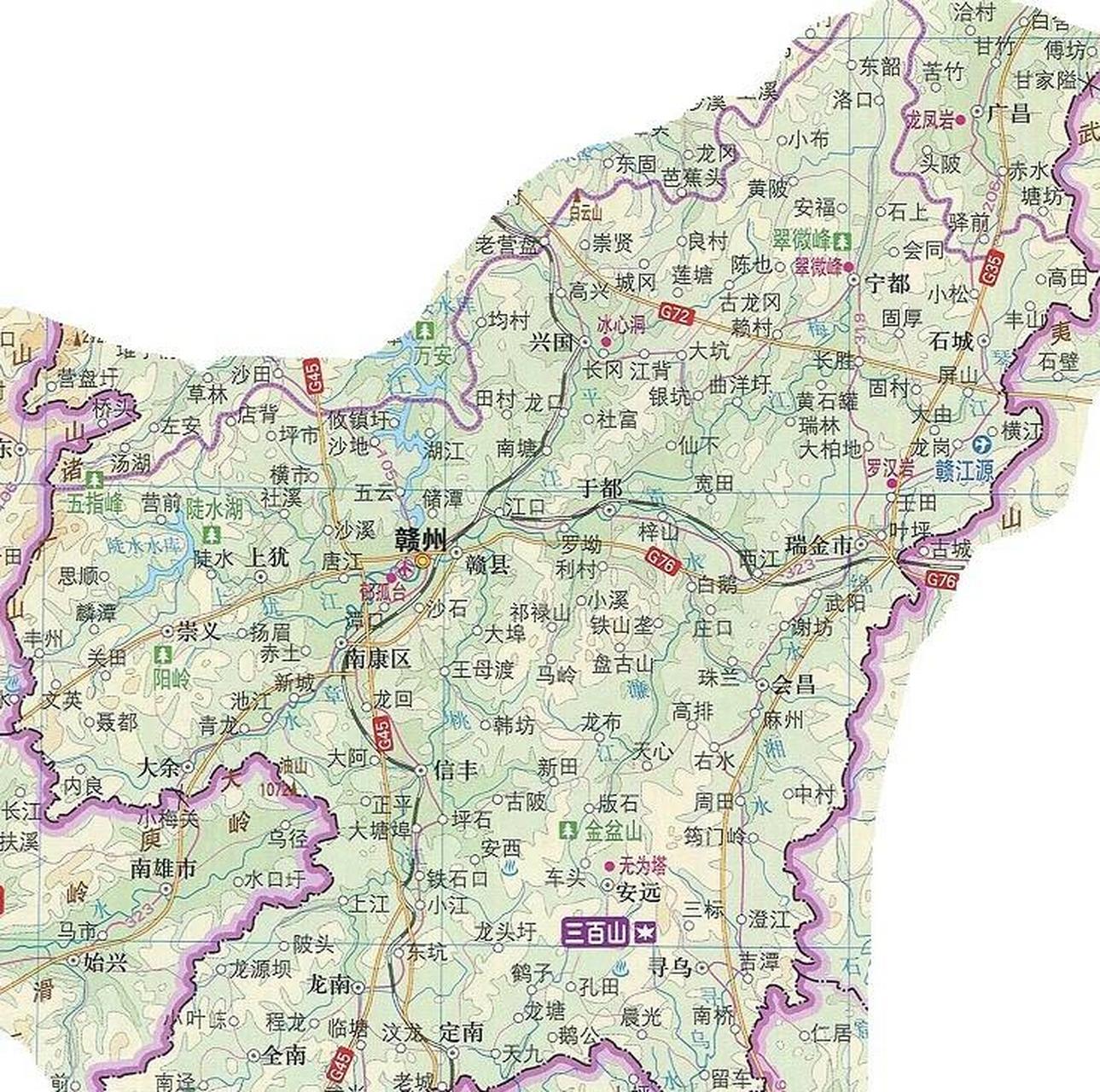江西省赣州市的面积非常大,3.93万平方公里,比海南省的陆地面积还要大