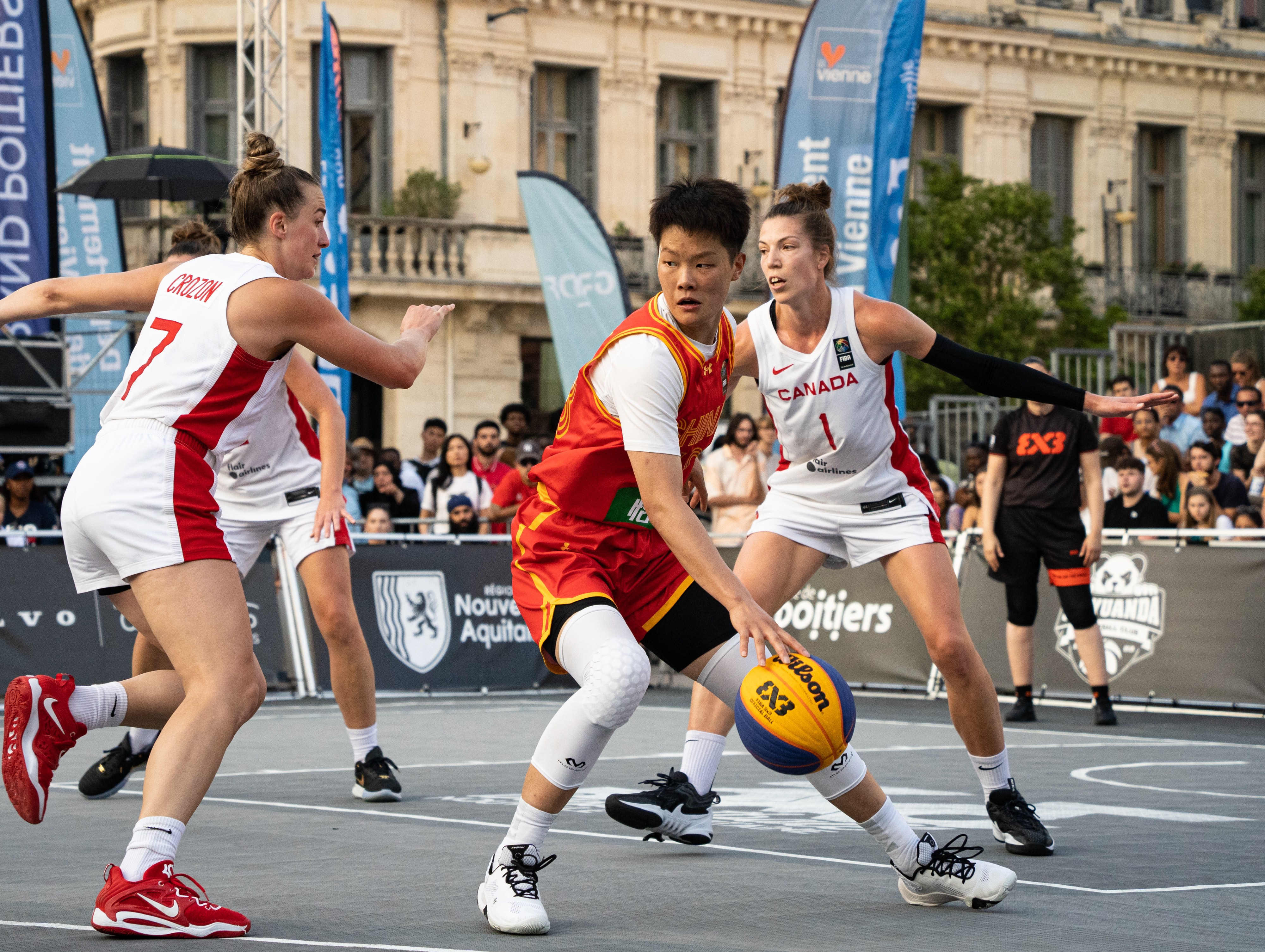 三人篮球女子系列赛普瓦捷站:中国队1分惜败获亚军