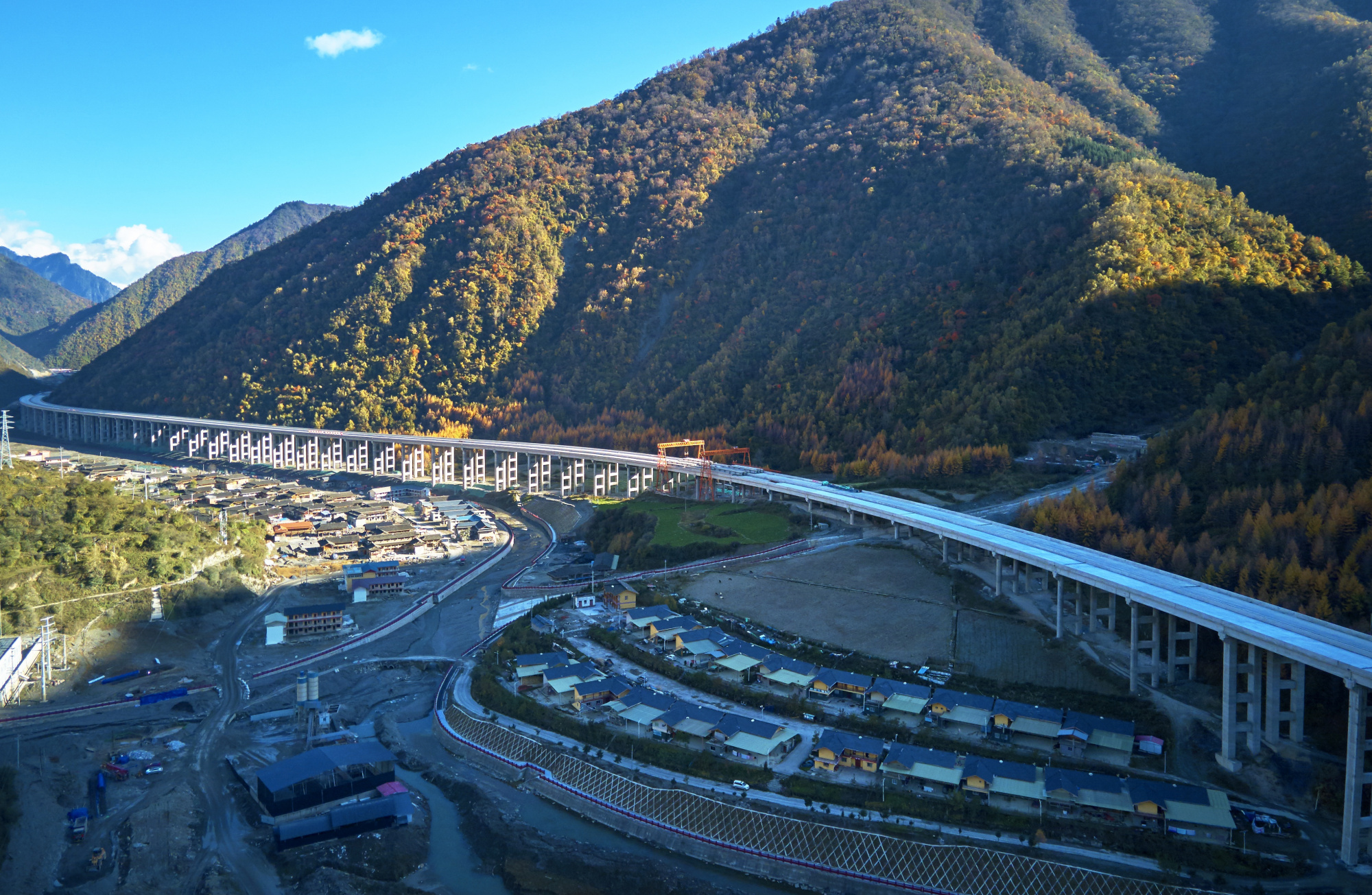 九绵高速北川段图片