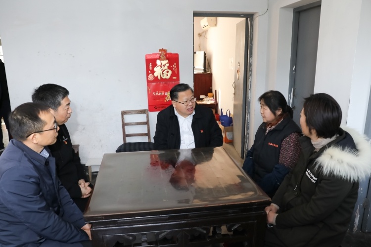 盛付祥开展春节前走访慰问活动