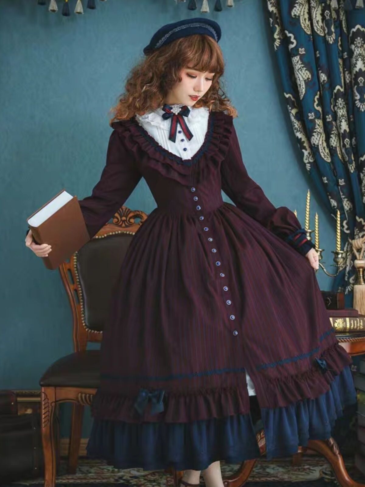 被"英伦风"洛丽塔美到了,复古典雅又迷人,十级lo娘也爱穿