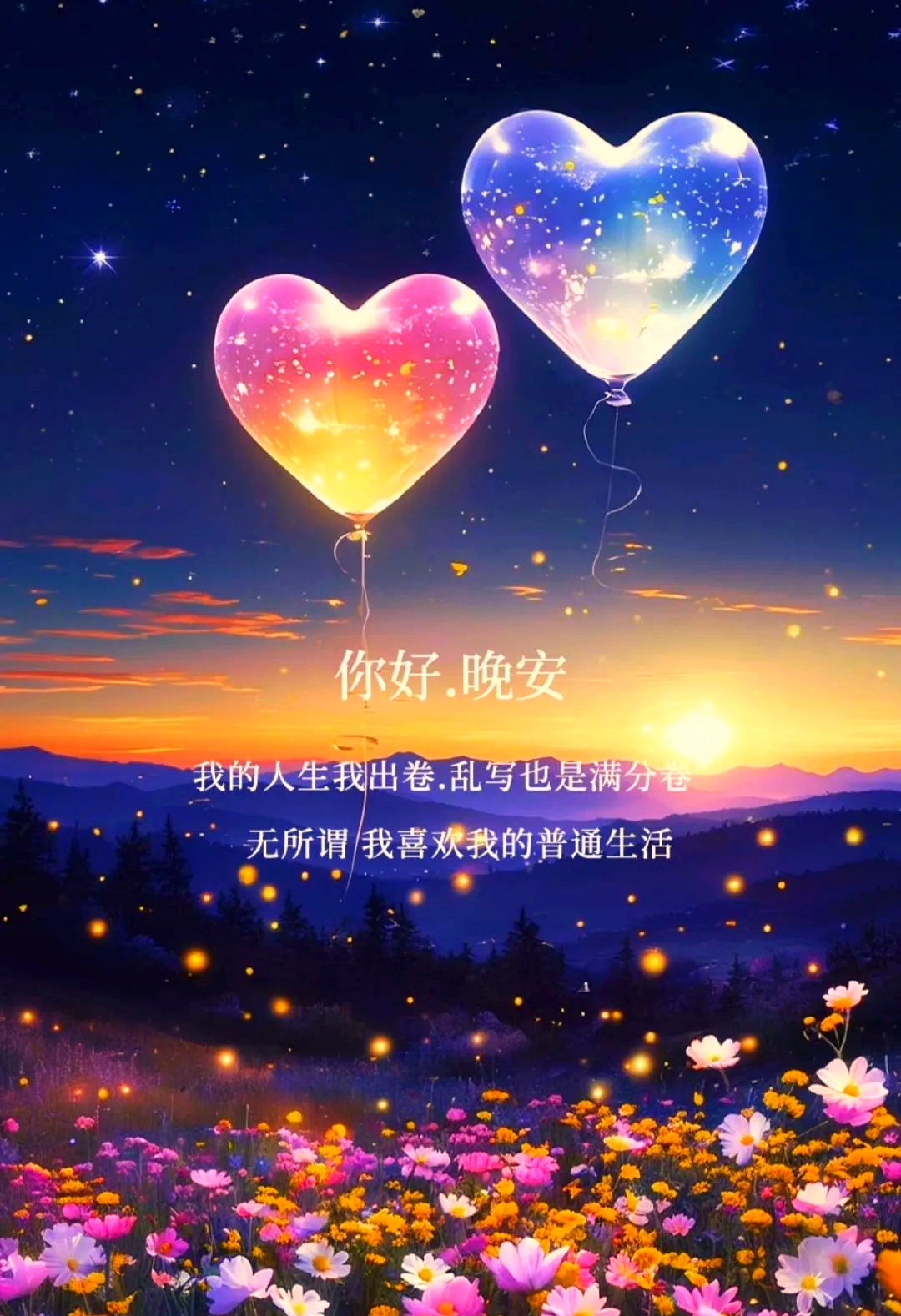 晚安语录:学会淡视不完美,拥抱新希望