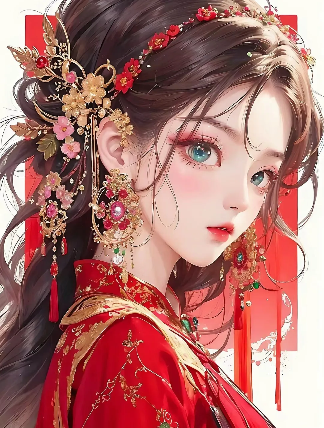 古风头像,她们的美如同刚绽放的桃花,令人陶醉