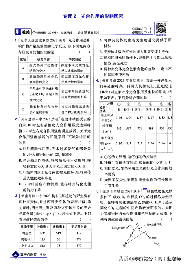 关于高三生物APP推荐（知识点背诵/刷题）的信息