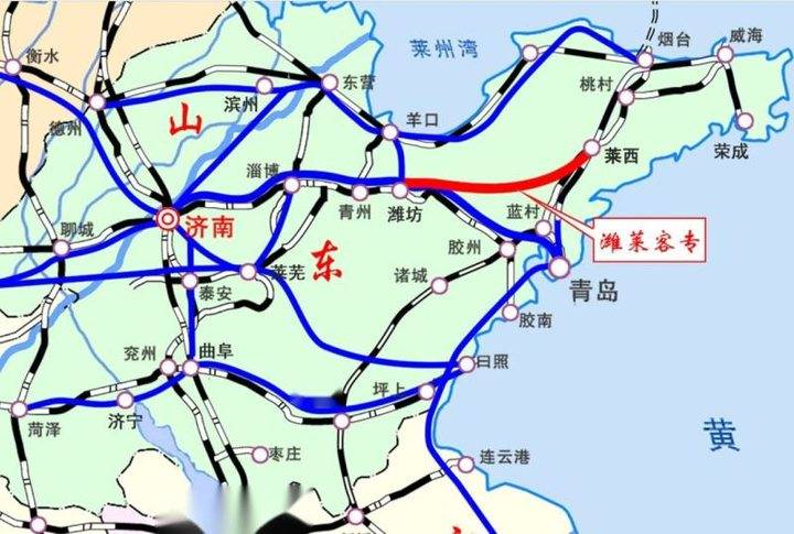 濰萊高鐵本月底前正式具備通車條件,昌邑邁入