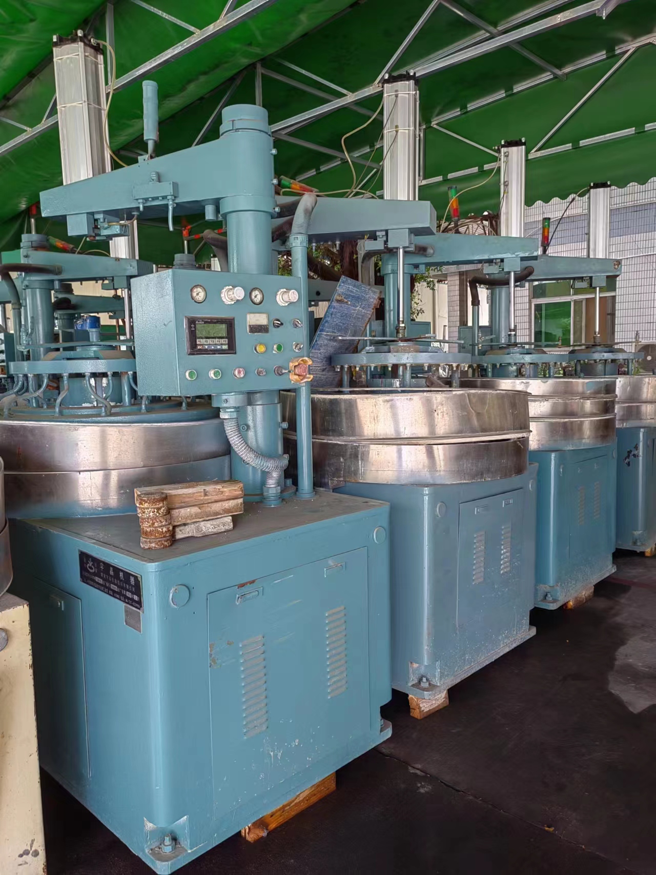 二手湖南宇晶13b双面抛光机 双面研磨机 减薄机