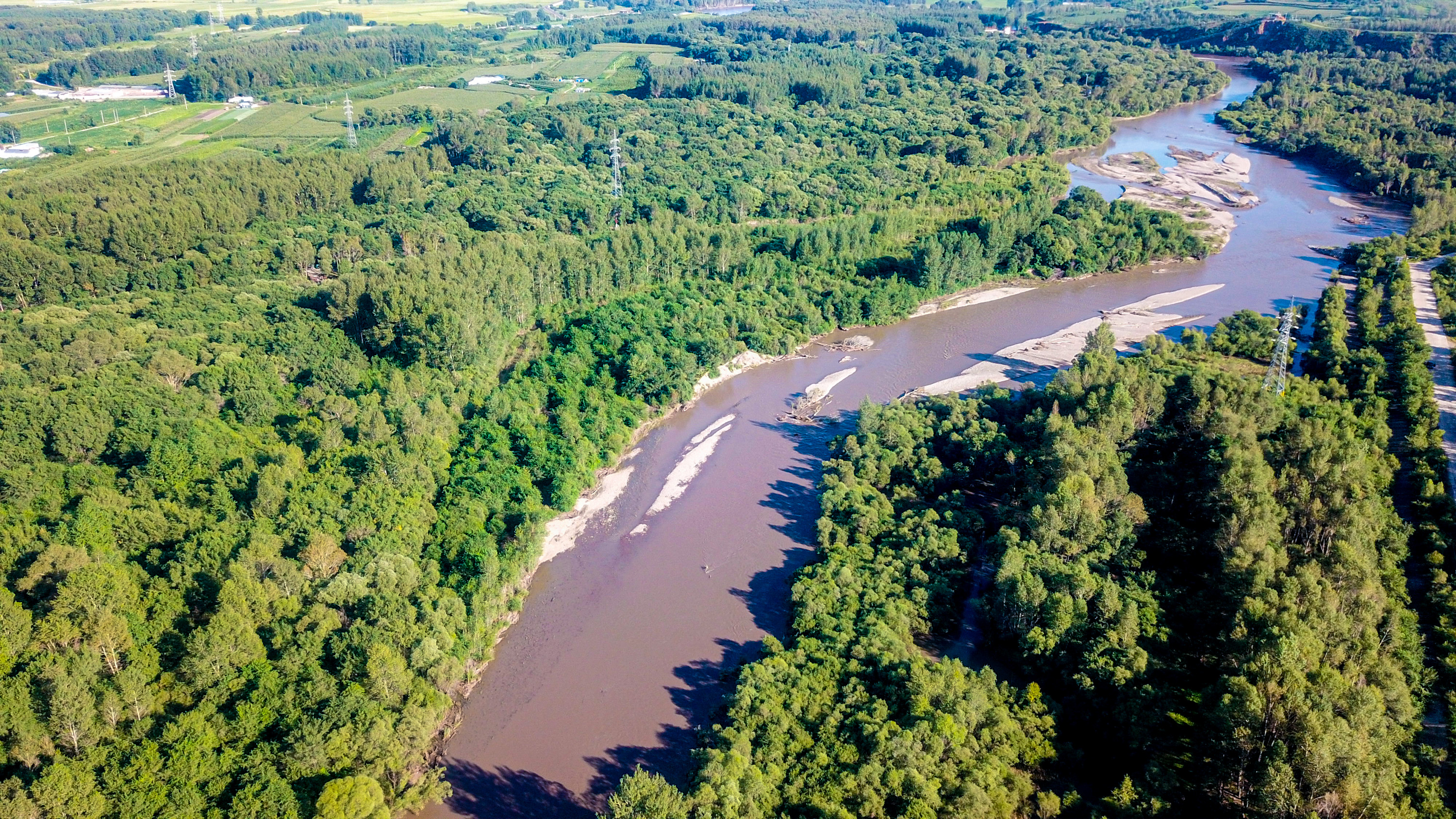 (环境)内蒙古乌兰浩特:洮儿河国家湿地公园景色美