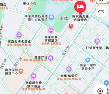 酒店交通示意图