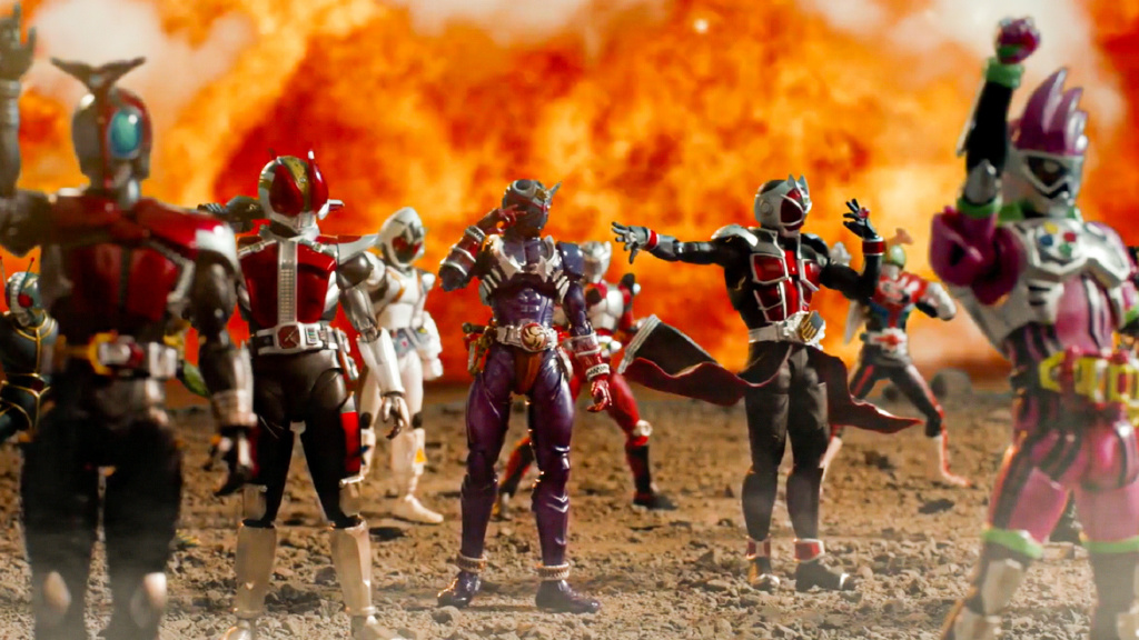 假面骑士50周年shf宣传来袭,全体骑士玩"爆破",隐藏5个真骨雕