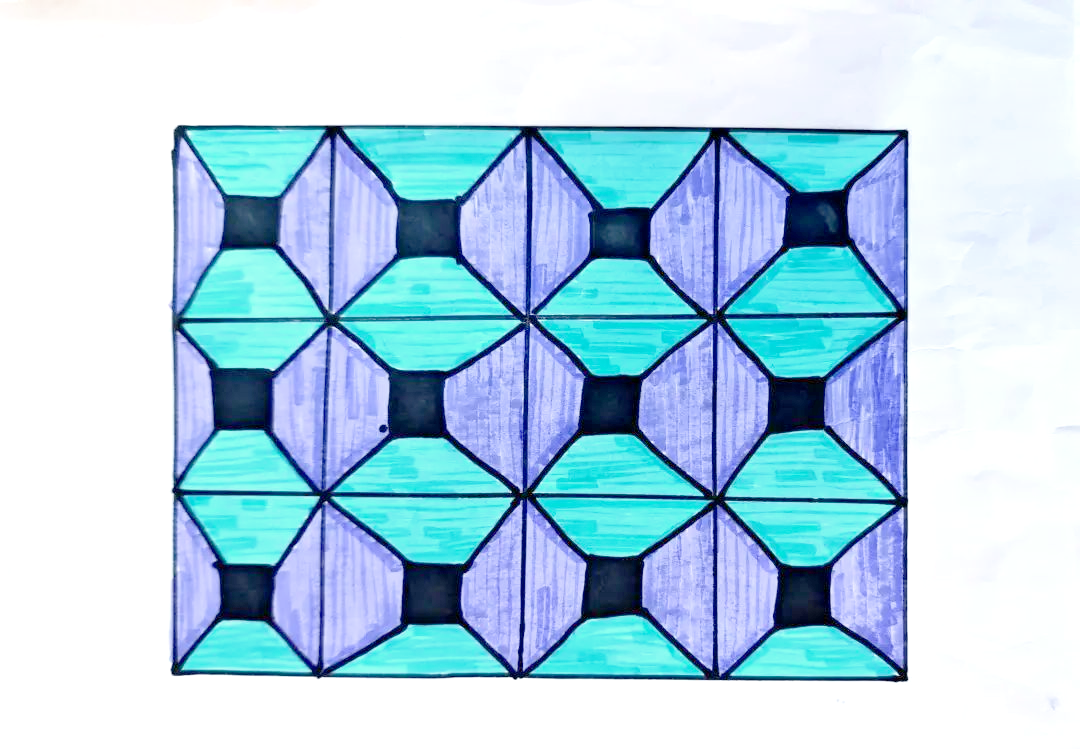 初中数学学科特色作业:创意镶嵌作品大赏