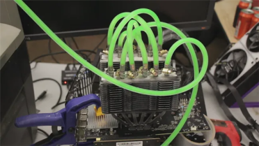 CPU风冷魔改成显卡水冷：GTX 960性能大增17%！