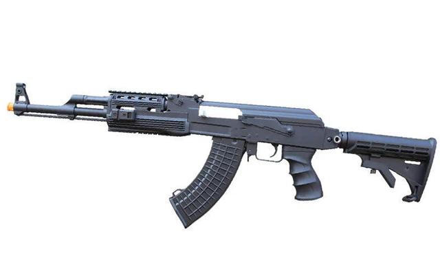 玩具枪评测解析文章第四期:锦明11代纯黑现代化战术魔改ak47