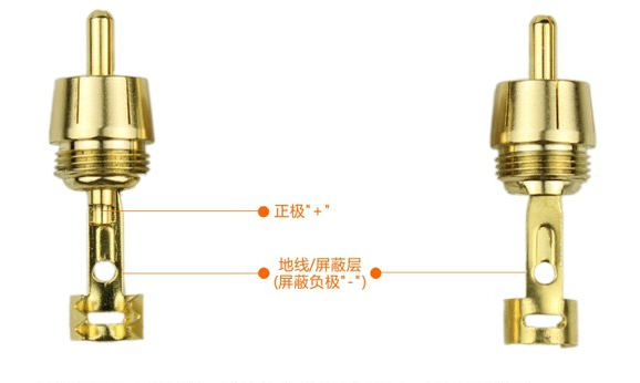 莲花头音频线焊接方法图片