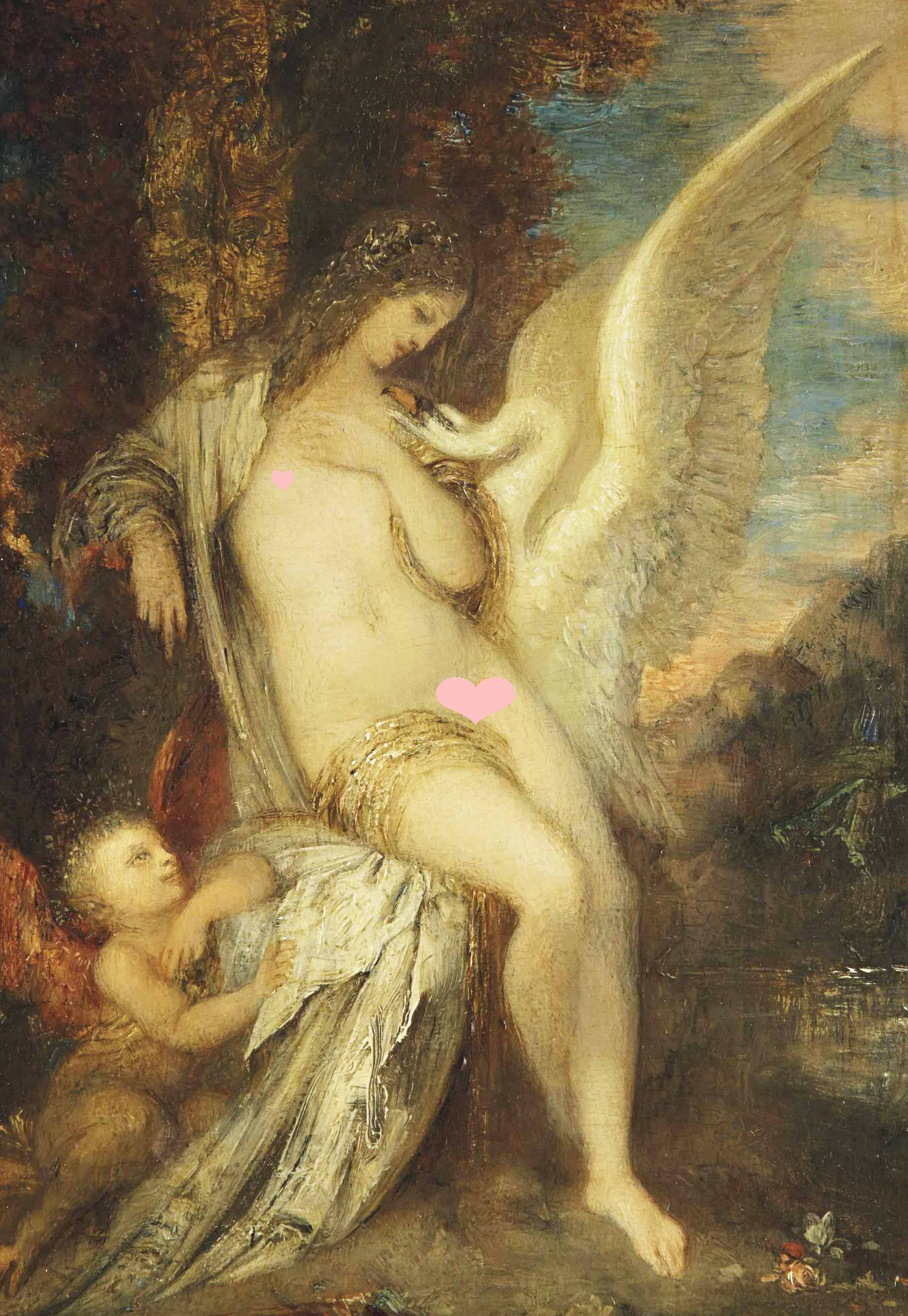 天使与独角兽的融合,你见过这样的油画吗?