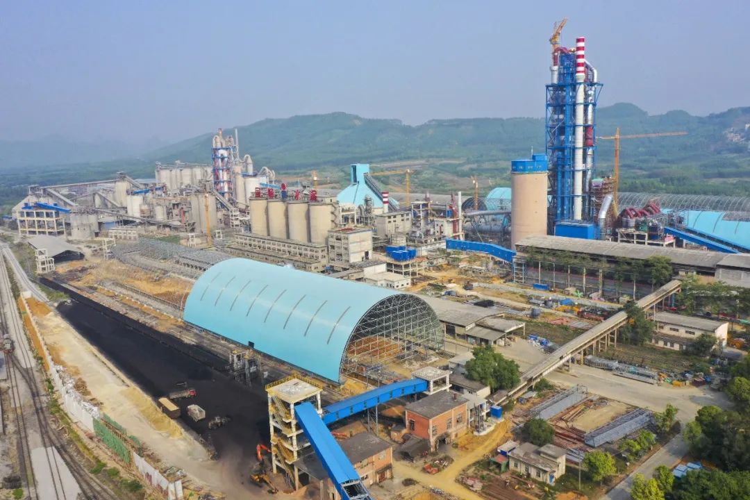 鱼峰水泥5500t/d熟料生产线已具备点火条件