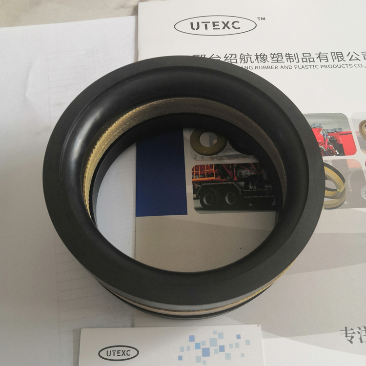 固井车压裂车柱塞泵盘根,高压夹布油封密封件3/3.5/4/4.5/5寸