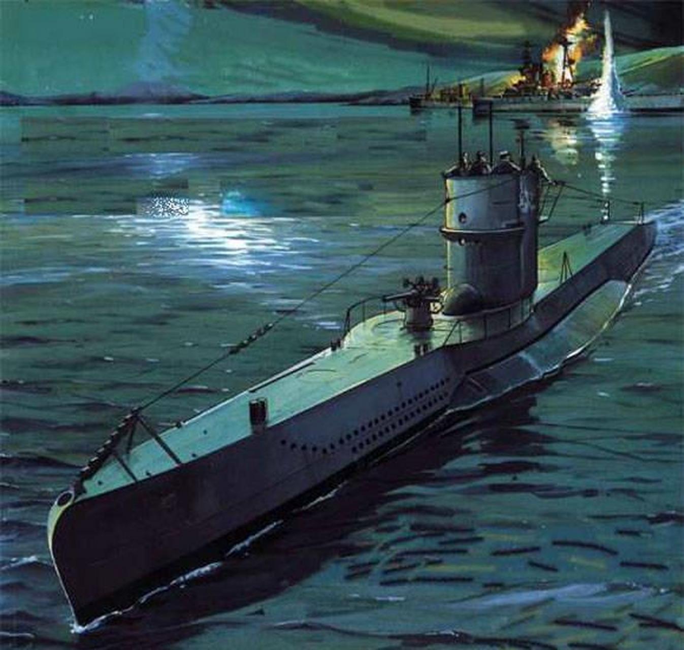 u型潜艇下潜深度图片