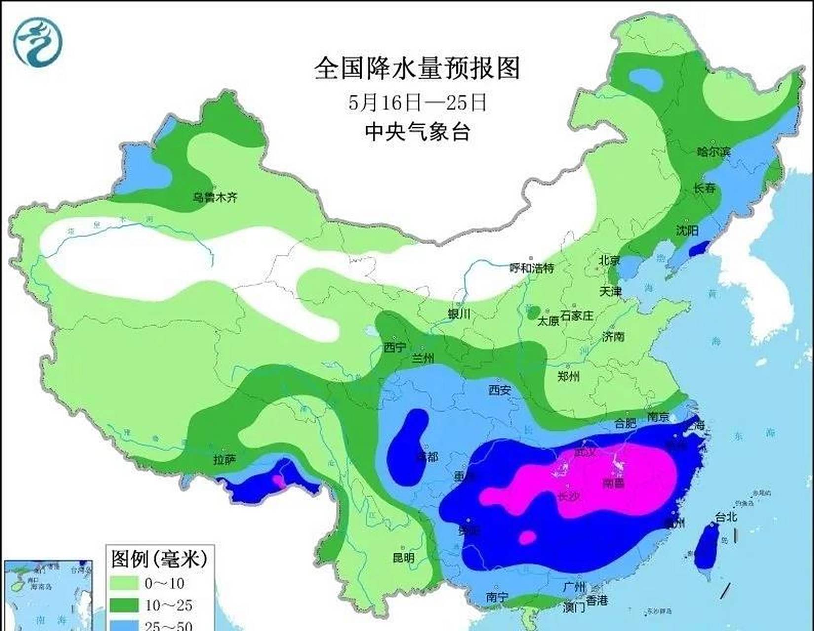 未来全国十天天气预报预报