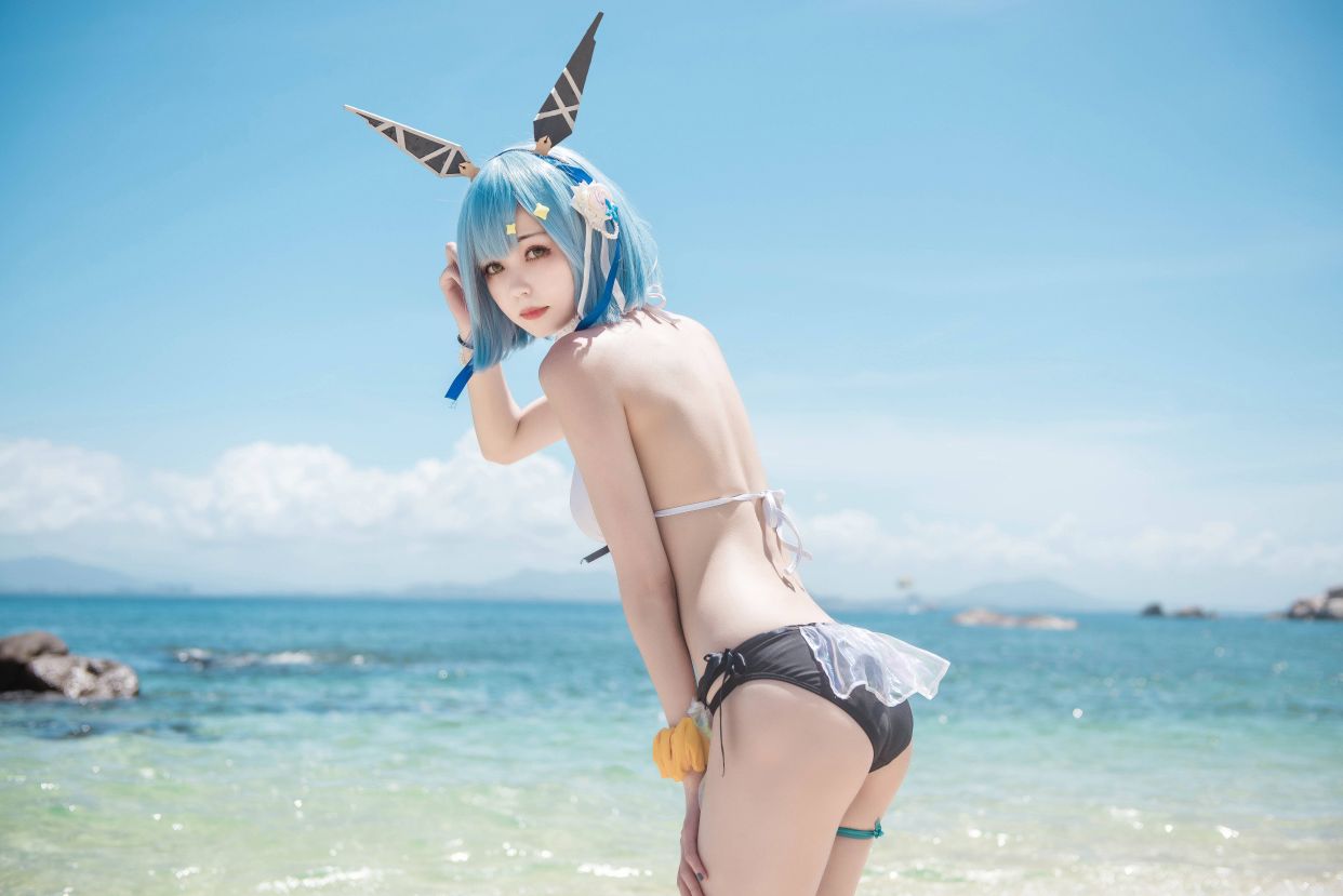 荒島-碧藍航線加斯科涅 cosplay 角色扮演寫真攝影圖片