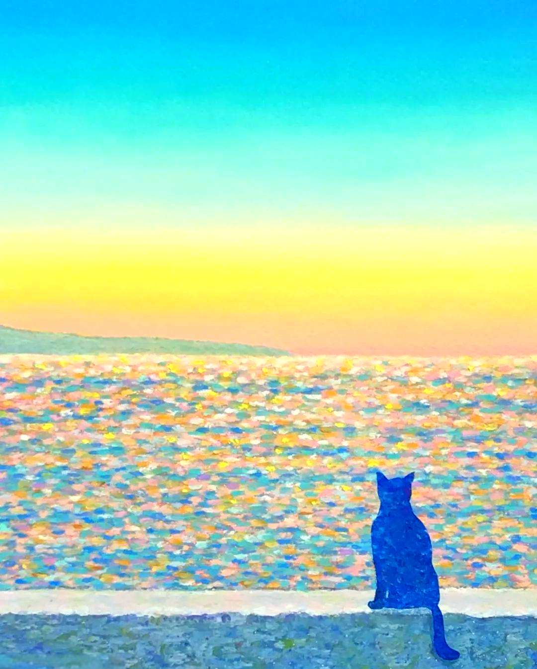 蜡笔绘制的点画艺术,展现多样美感!