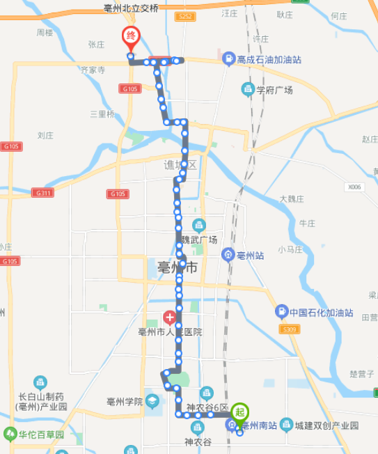 亳州117路公交车路线图图片