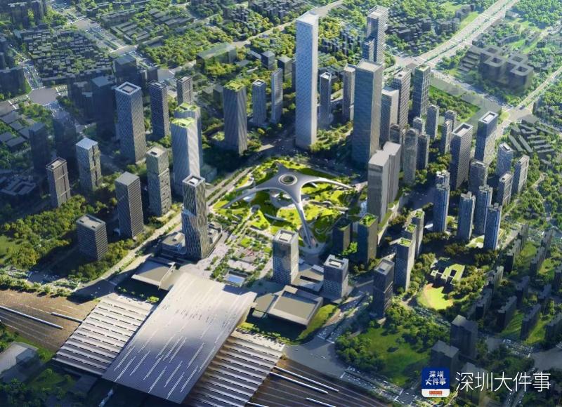 龙华崛起新的"国际会客厅" 深圳北站超核绿芯项目正式开工