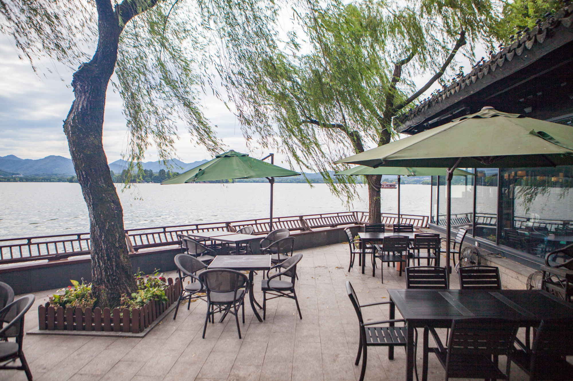 新开在西湖景区里的一线湖景餐厅,还能近距离欣赏雷峰塔