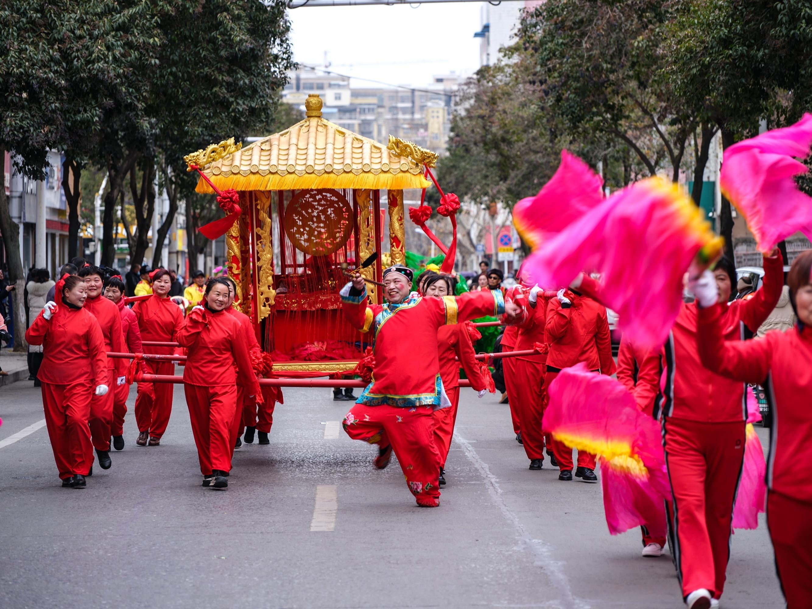「网络中国节·元宵」安徽五河:民俗展演闹元宵